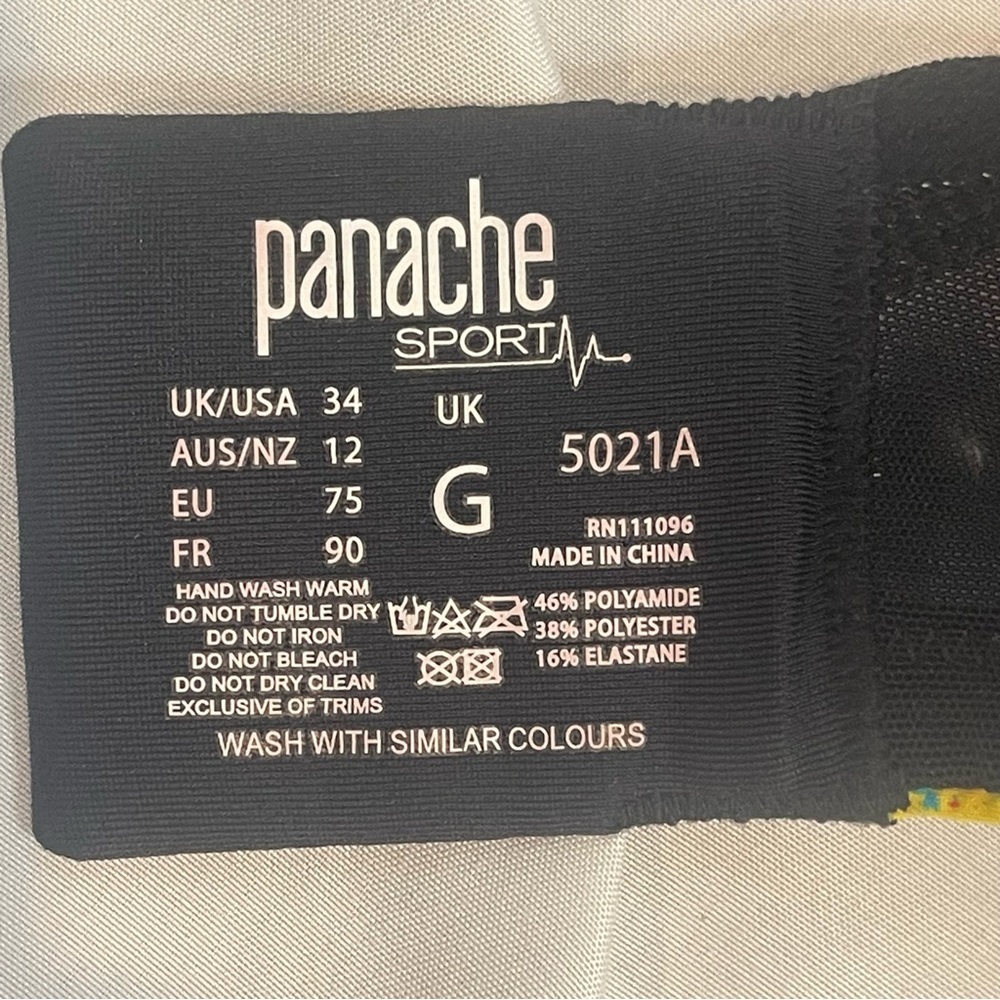 Panache Bras Lot of 2 Size 34 NWT Both Tye Dye Print - Picture 12 of 16